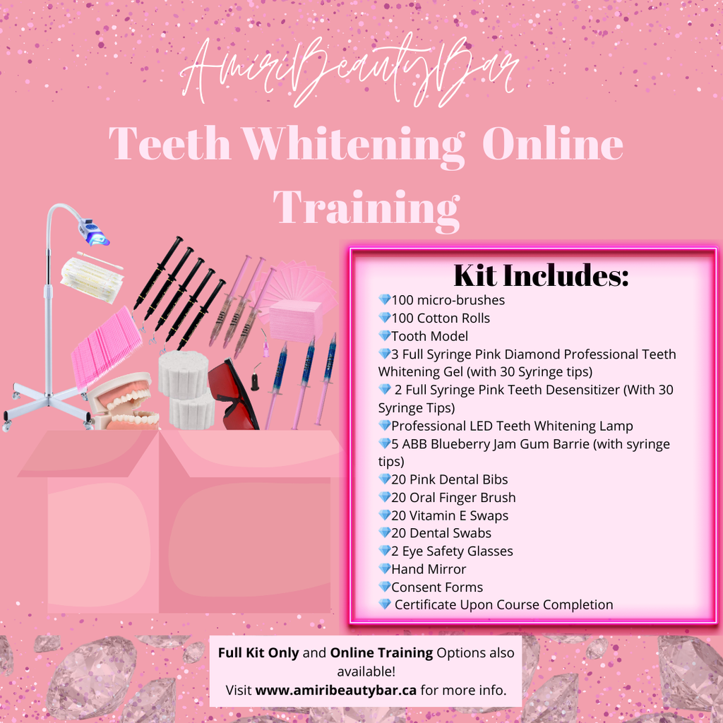 Teeth Whitening Tech Business Starter Kit + Online Course + Certification