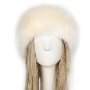So Furry Headband - White - AmiriBeautyBar