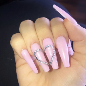 Sparkly Pink Heart Set - AmiriBeautyBar